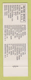 Matchbook Cover - Hilton Hotel St Louis IL SAMPLE