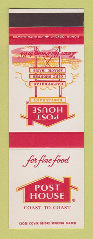 Matchbook Cover - Post House Restaurants SAMPLE
