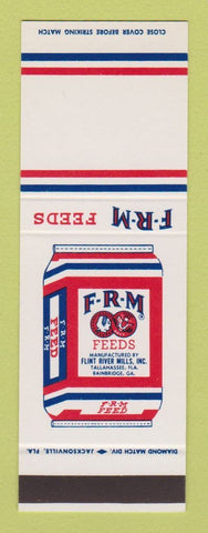 Matchbook Cover FRM Feeds Flint River Mills Tallahassee FL Bainbridge GA SAMPLE