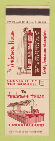 Matchbook Cover - Anderson House Smorgasbord Fort Lauderdale FL SAMPLE