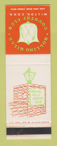 Matchbook Cover - Rolling Hills Country Club Wilton CT SAMPLE