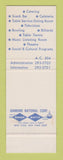 Matchbook Cover - West Virginia University Morgantown WV Mountainlair SAMPLE