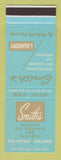 Matchbook Cover - Smith's Dry Cleaners Orange TX SAMPLE