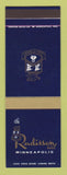 Matchbook Cover - Radisson Hotel Minneapolis MN SAMPLE