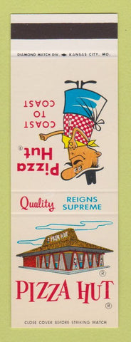 Matchbook Cover - Pizza Hut Restaurants CHAIN SAMPLE