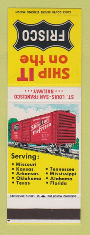Matchbook Cover - Frisco Railroad SAMPLE