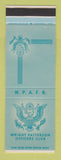 Matchbook Cover - Wright Patterson Air Force Base OH SAMPLE