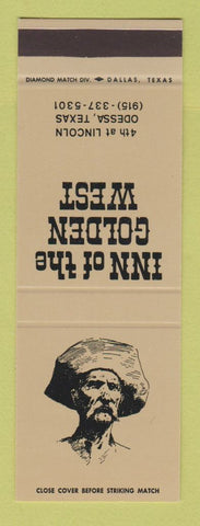 Matchbook Cover - Inn of the Golden West Odessa TX SAMPLE