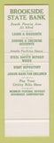Matchbook Cover - Brookside State Bank Tulsa OK SAMPLE