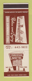 Matchbook Cover - Parisian Motel Paris TN SAMPLE