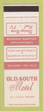 Matchbook Cover - Old South Motel Atlanta GA SAMPLE