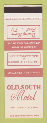 Matchbook Cover - Old South Motel Atlanta GA SAMPLE