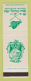 Matchbook Cover - Alpine Country Club Cranston RI SAMPLE