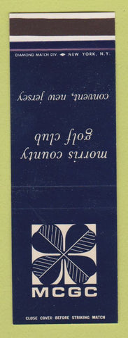 Matchbook Cover - Morris County Golf Club Convent NJ SAMPLE