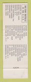 Matchbook Cover - Hilton Hotel Portland OR SAMPLE