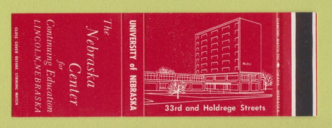 Matchbook Cover - University of Nebraska Cornhuskers Lincoln NE SAMPLE