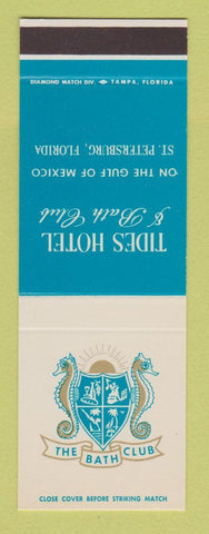 Matchbook Cover - Bath Club Tides Hotel St Petersburg FL SAMPLE