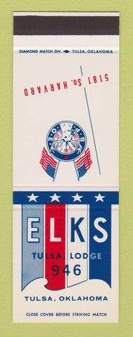 Matchbook Cover - Elks Lodge Tulsa OK SAMPLE