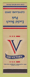 Matchbook Cover - Eucild Beach Park Cleveland OH WWII WEAR