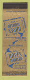 Matchbook Cover - Hayes Jewelry WWII  Denby Recreation WEAR