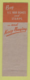Matchbook Cover - Albany Restaurant Portsmouth NH Norfolk WWII