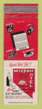 Matchbook Cover - Mizpah Hotel Tonopah NV WORN