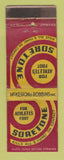 Matchbook Cover - Soretone Athlete's Food McKesson Robbins WWII WORN