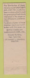 Matchbook Cover - British American Ambulance Corp WWII WEAR