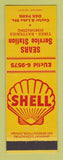 Matchbook Cover - Shell oil gas Sears Oak Park IL?