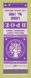 Matchbook Cover - Elks Lodge Las Vegas NV