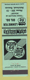 Matchbook Cover - Lohmeyer Phillips 66 oil gas Halstead KS low phone #