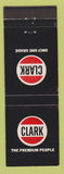Matchbook Cover - Clark oil gas