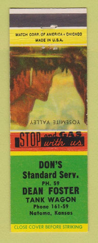 Matchbook Cover - Don's Standard oil gas Natoma KS