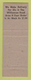 Matchbook Cover - Smith Esso oil gas Restaurant Roanoke VA