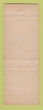 Matchbook Cover - Shamrock oil gas DH Fields Denver Colorado