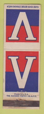 Matchbook Cover - WWII Victory Diamond Match WEAR
