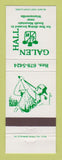 Matchbook Cover - Galen Hall Golf Club Wernersville PA