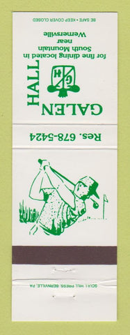 Matchbook Cover - Galen Hall Golf Club Wernersville PA