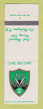 Matchbook Cover - North Hempstead Country Club Port Washington NY
