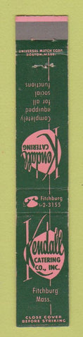 Matchbook Cover - Kendall Catering Fitchburg MA 10 Strike