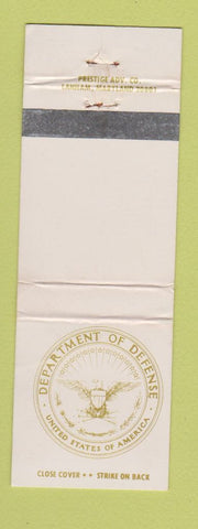 Matchbook Cover - Department of Defense US WEAR