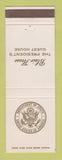 Matchbook Cover - Blair House President's Guest House Washington DC