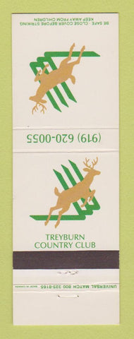 Matchbook Cover - Treyburn Country Club Durham NC