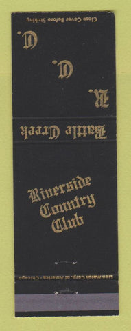 Matchbook Cover - Riverside Country Club Battle Creek MI