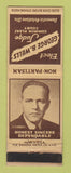 Matchbook Cover - George Wells Judge Election 1942 WEAR