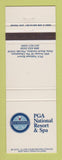 Matchbook Cover - PGA National Resort golf Palm Beach Gardens FL
