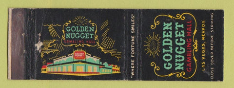 Matchbook Cover - Golden Nugget Casino Las Vegas NV WEAR