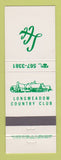Matchbook Cover - Longmeadow Country Club