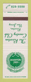 Matchbook Cover - Riverton Country Club NJ