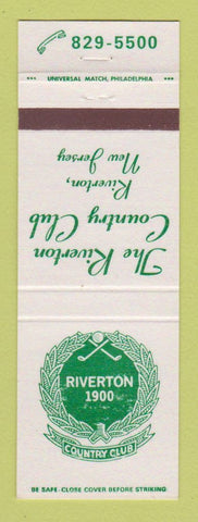 Matchbook Cover - Riverton Country Club NJ